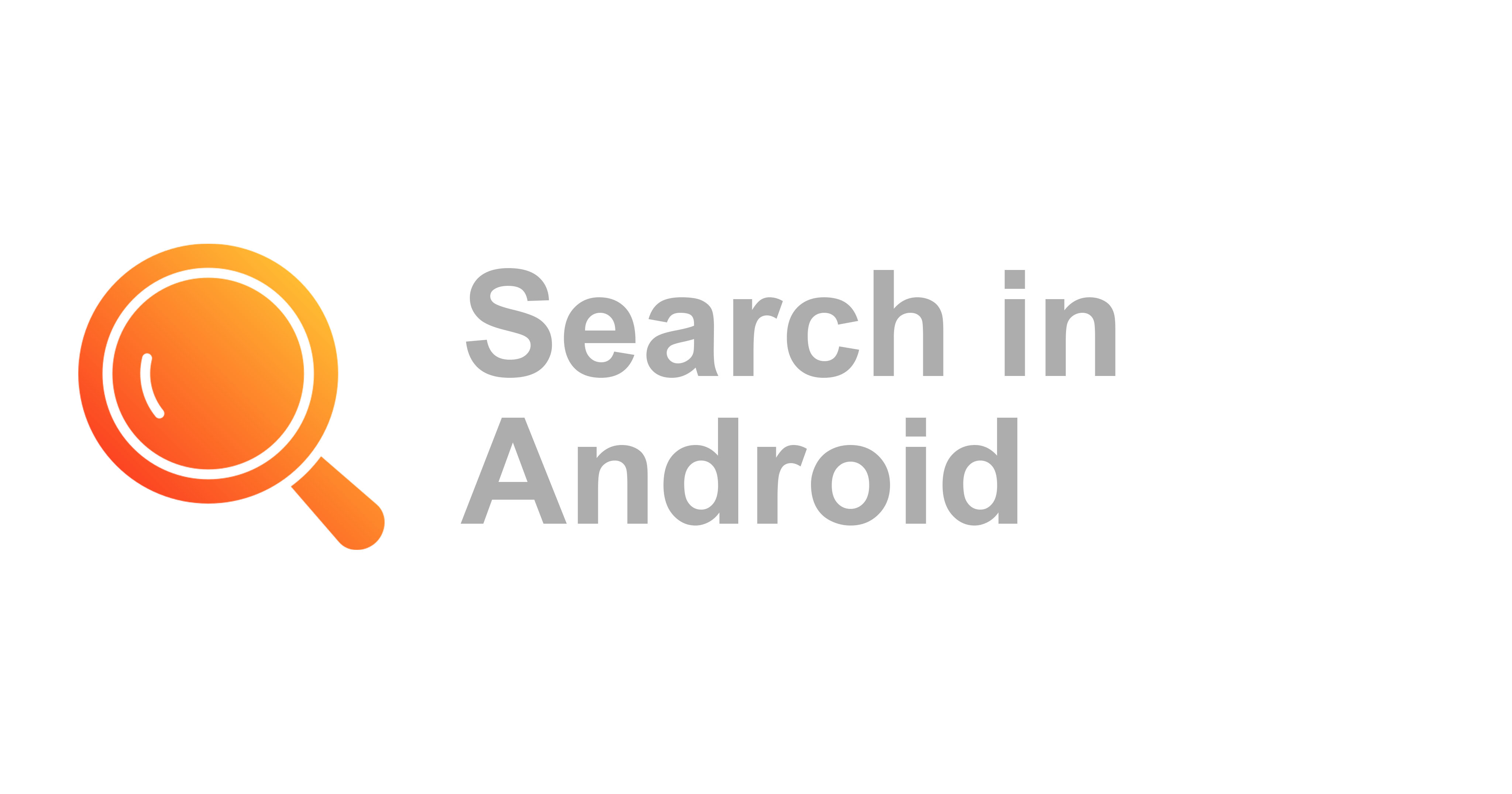 Implement chức năng search trong Android